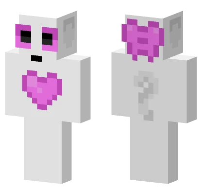 Cinnamajiga Pink Heart Minecraft skin