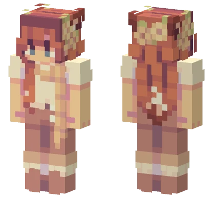 Cinnamon Candles Fall Persona Minecraft skin