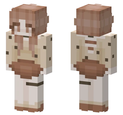 Cinnamon Cream Girl Minecraft skin