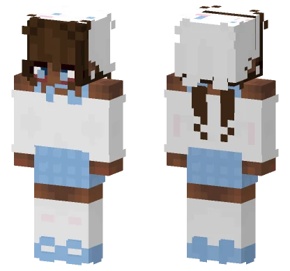 Cinnamoroll Black Girl Minecraft skin