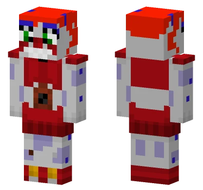 Circus Baby Minecraft skin