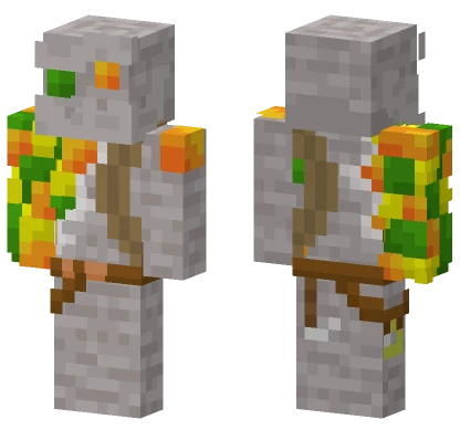 Citrine Golem Minecraft skin