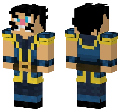Clash Royale Electro Wizard Minecraft skin
