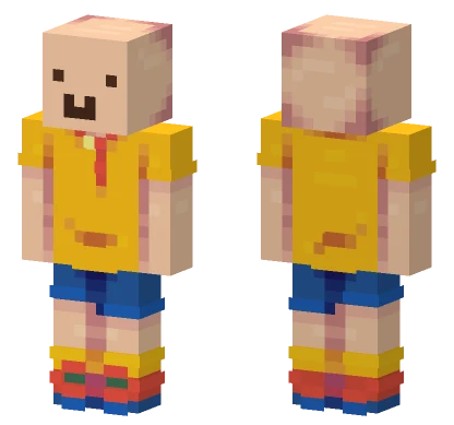 Classic Caillou Remake Minecraft skin