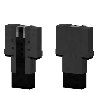 Classic Gray Trenchcoat Suit Minecraft skin