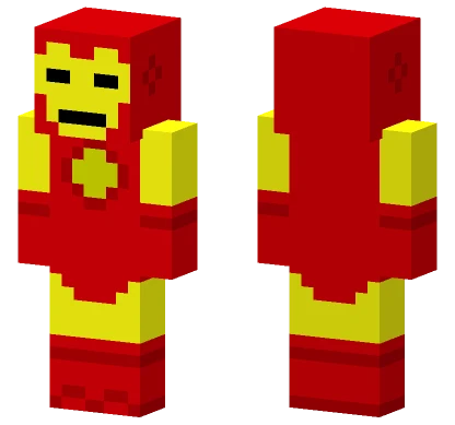 Classic Iron Man Minecraft skin