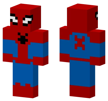 Classic Spiderman Minecraft skin