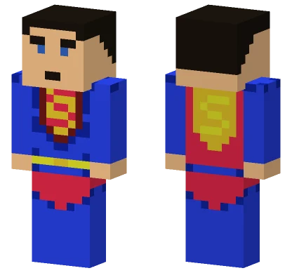 Classic Superman Minecraft skin