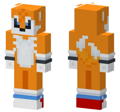 Classic Tails Minecraft skin