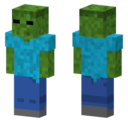 Classic Zombie 2.0 Minecraft skin