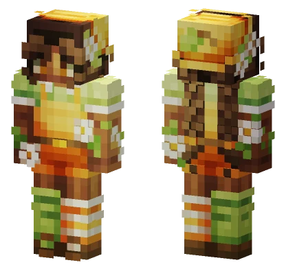Clementine Summer Outfit Minecraft skin