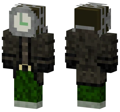 Clock Guy Minecraft skin