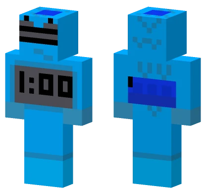 Clock Sonic OC Minecraft skin