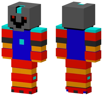 Clone Drone Spear Bot Fire Minecraft skin