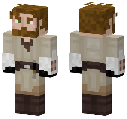 Clone Wars Obi Wan Kenobi Minecraft skin