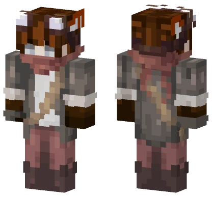Close Fox Two Minecraft skin