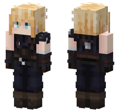 Cloud Strife Minecraft skin
