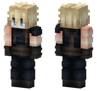 Cloud Strife Minecraft skin