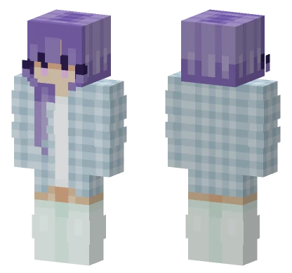 Clouded Thoughts Girl Minecraft skin