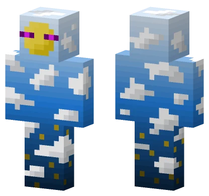 Cloudy Enderman Minecraft skin