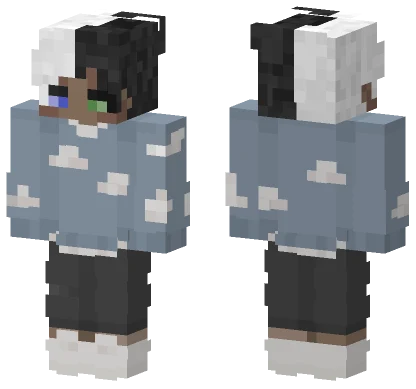 Cloudy Levi Minecraft skin