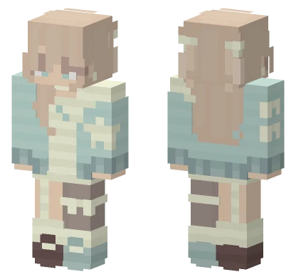 Cloudy Mints RCE Minecraft skin