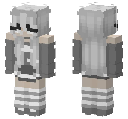 Cloudy Skies Girl Minecraft skin