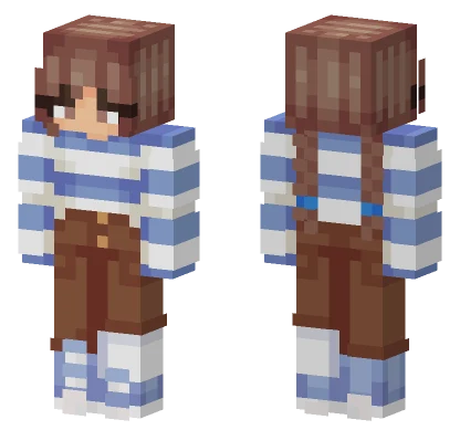 Cloudy Stripes RCE Minecraft skin
