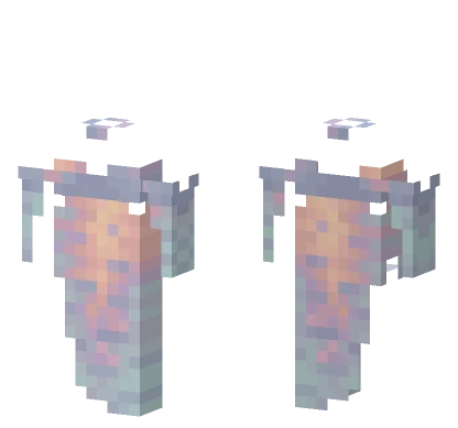 Cloudy Sunset Base Original Minecraft skin