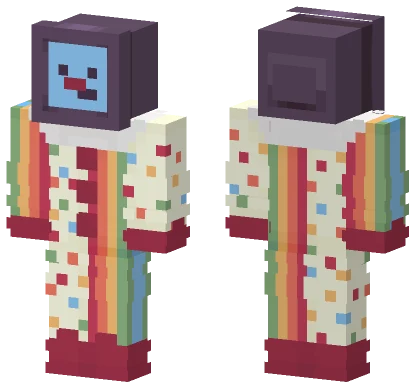 Clown TV Minecraft skin