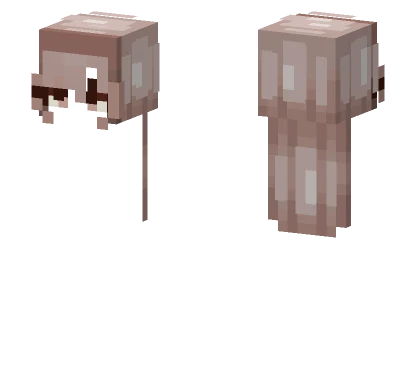 Cocoa Bean Hair Eye Minecraft skin