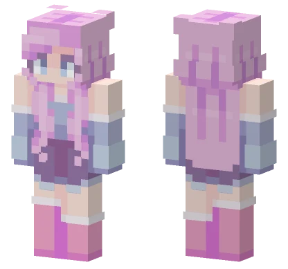 Cold Love Girl Minecraft skin