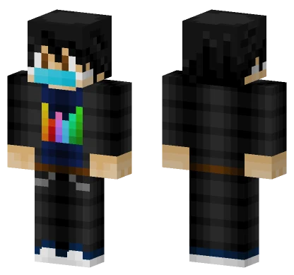 Cole With Mask Minecraft skin