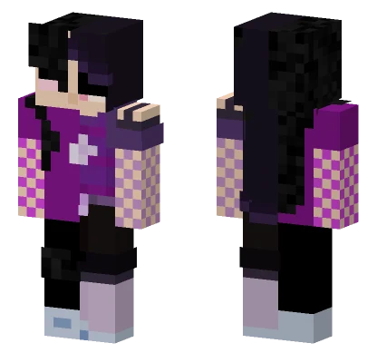 Collab Both Parts Minecraft skin