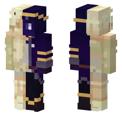 Collab Day And Night Minecraft skin