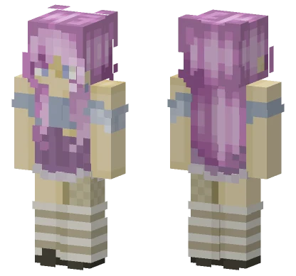 Collab With Sunset Cotton Candy Minecraft skin
