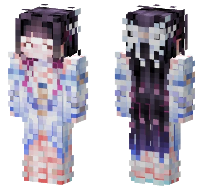 Color Accurate Columbina Genshin Impact Minecraft skin