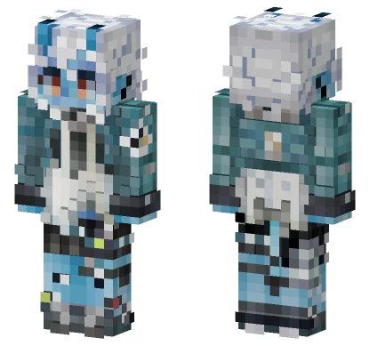 Color Accurate Soukaku Zzz Minecraft skin