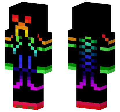 Color Creeper Minecraft skin