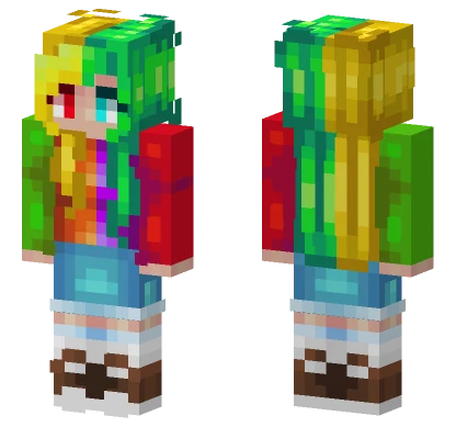 Color Explosion Minecraft skin
