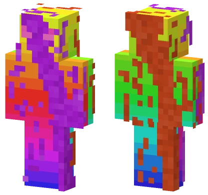 Color Explosion Skin Minecraft skin