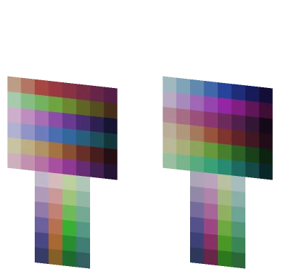Color Pallet Hue Shifting Minecraft skin