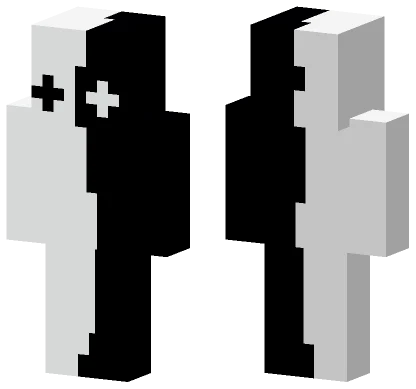 Colorcode White and Black Minecraft skin