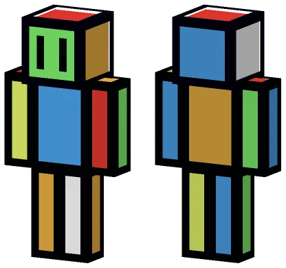 Colored Cube Minecraft skin