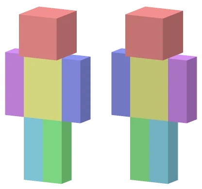 Colorful Block Base Minecraft skin
