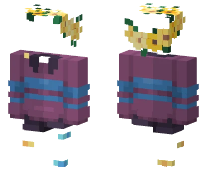Colour Swapped Frisk Sweater Minecraft skin