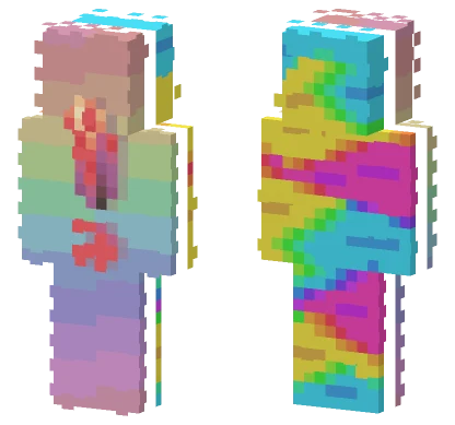 Colourful Skin Minecraft skin