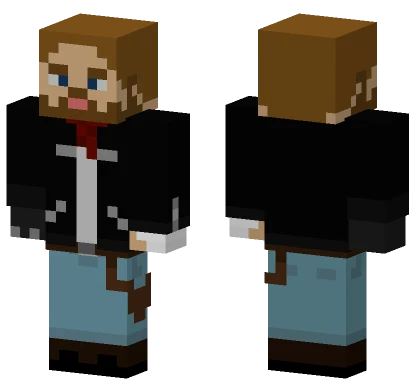 Comic Rick Grimes Negan Outfit Minecraft skin