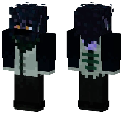 Con Tapabocas Minecraft skin