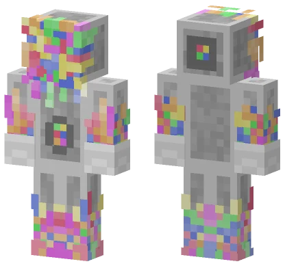 Confetti Blocks Minecraft skin